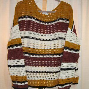 Nine West Crochet Style sweater